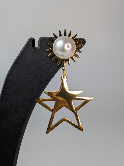 Celestial stars earring