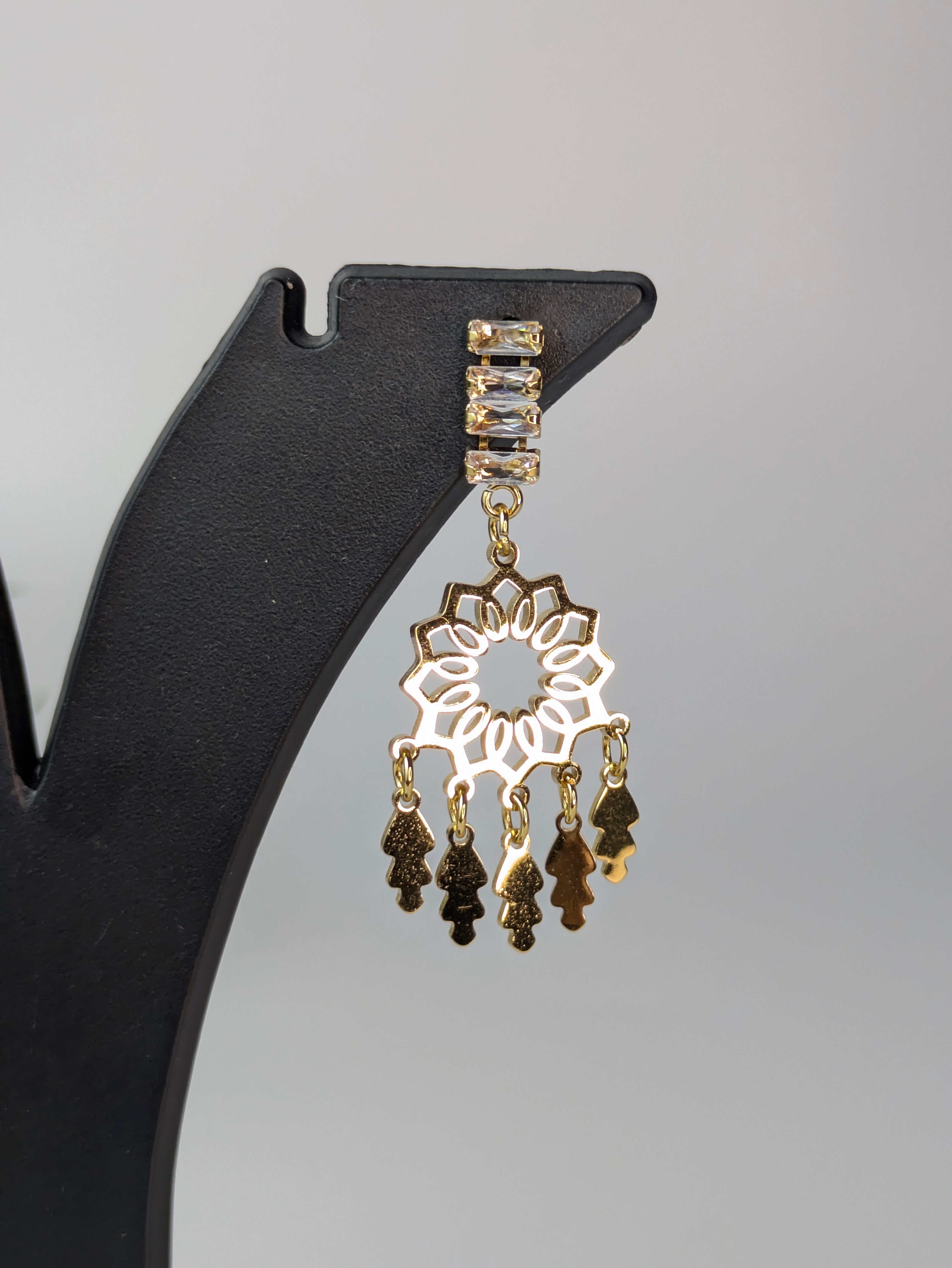 Traditional ethnic charm earring