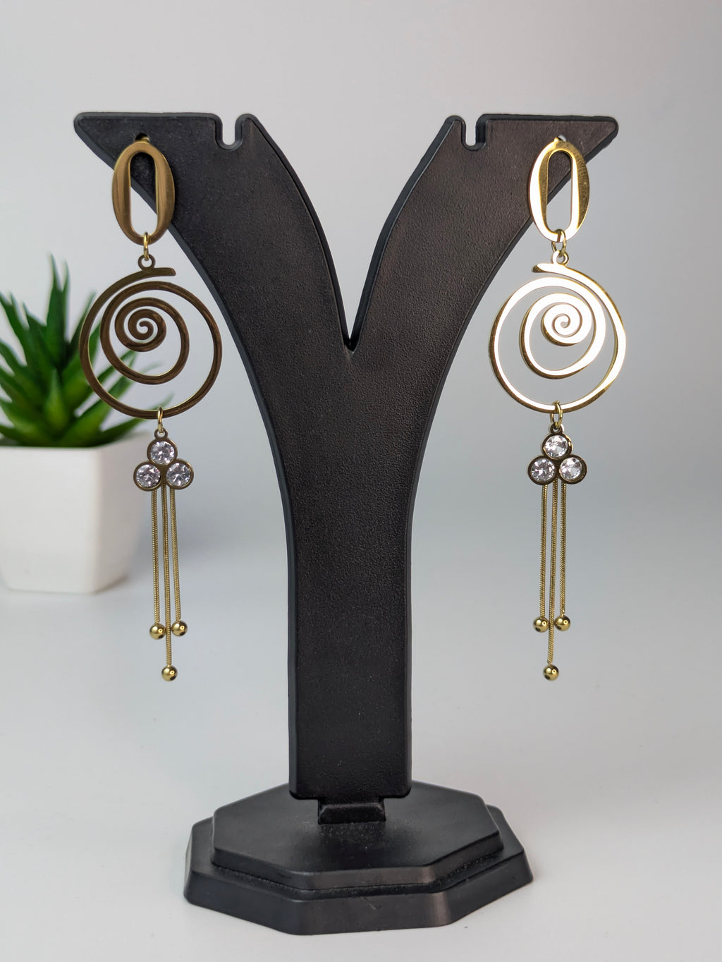 Spiral earrings