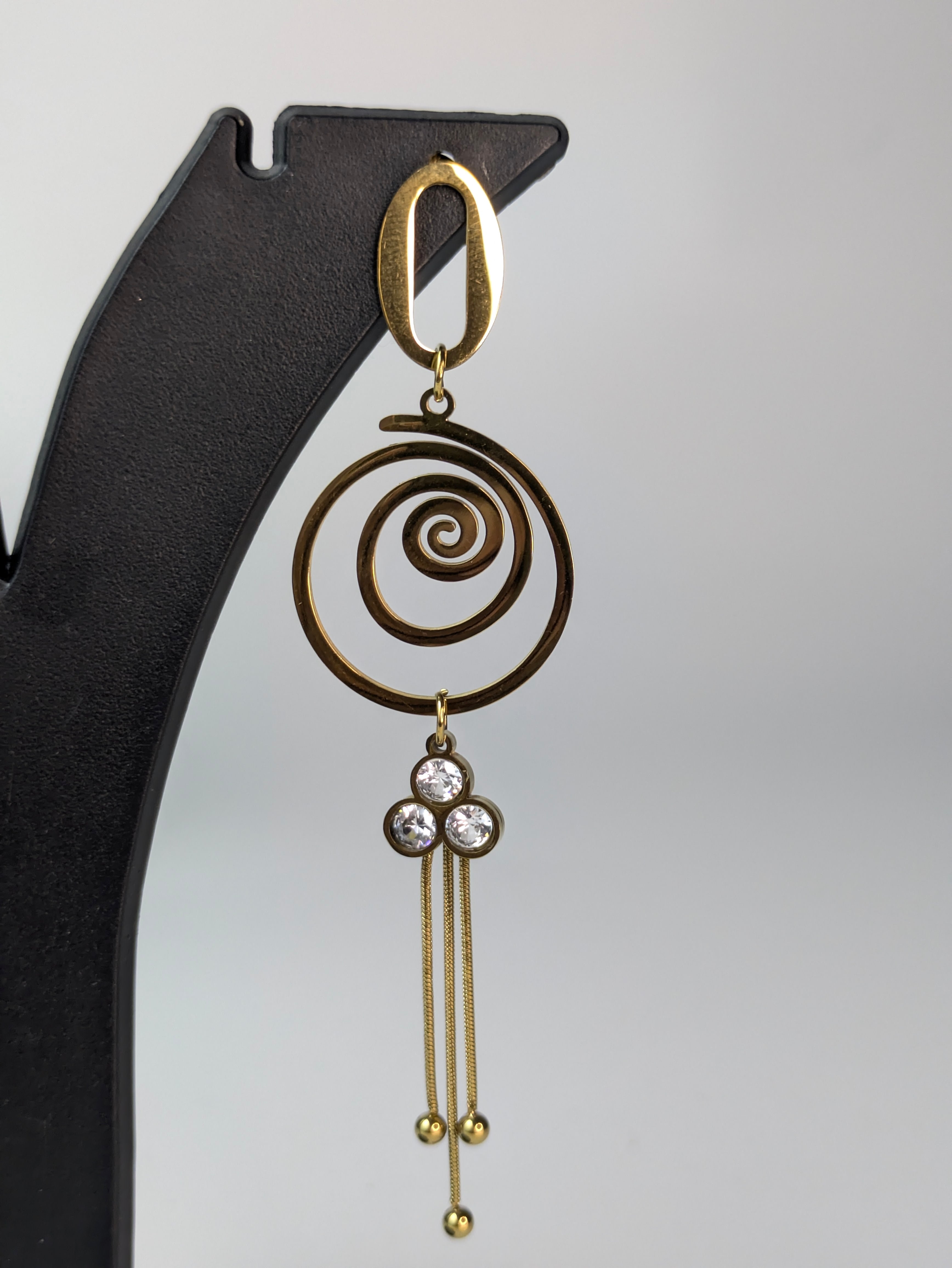 Spiral earrings