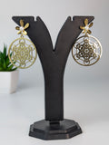 Metatron's Cube earring
