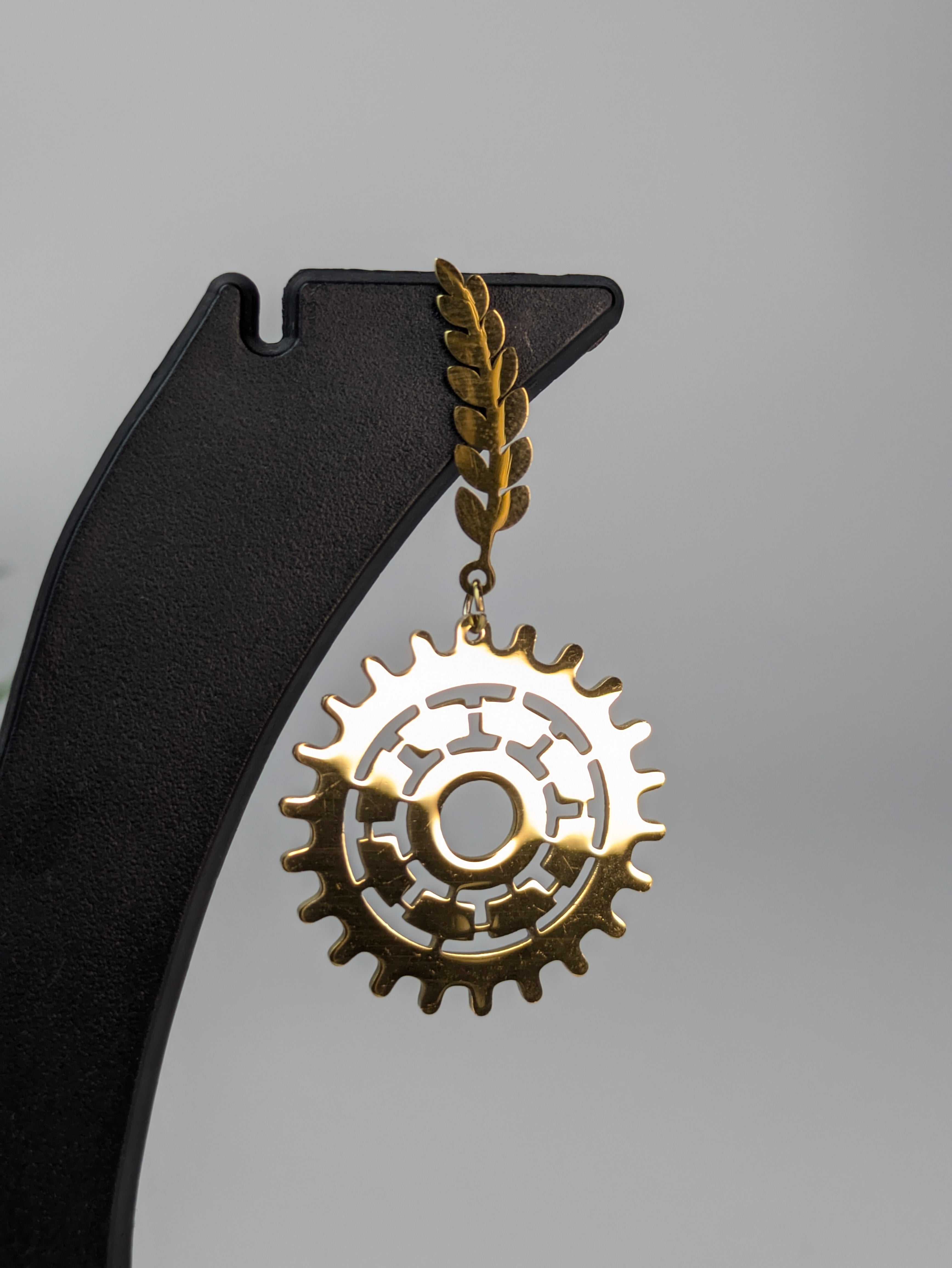 Gear earring