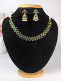 Kemp Stone Mango Necklace-Green
