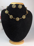 Green Lotus Choker/Necklace Set
