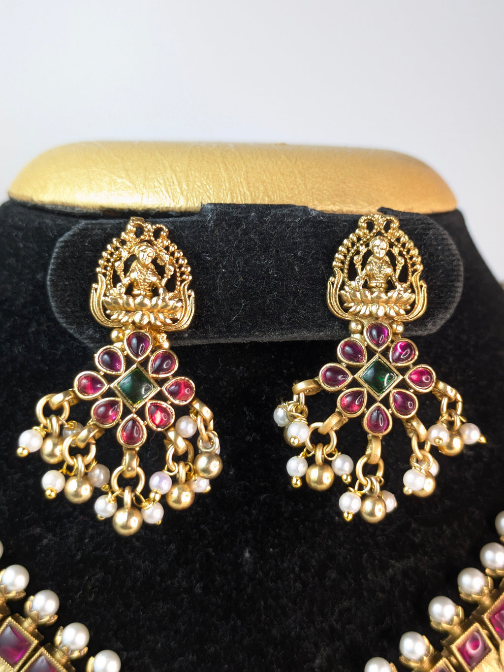 Chettinad Kemp Coin Necklace
