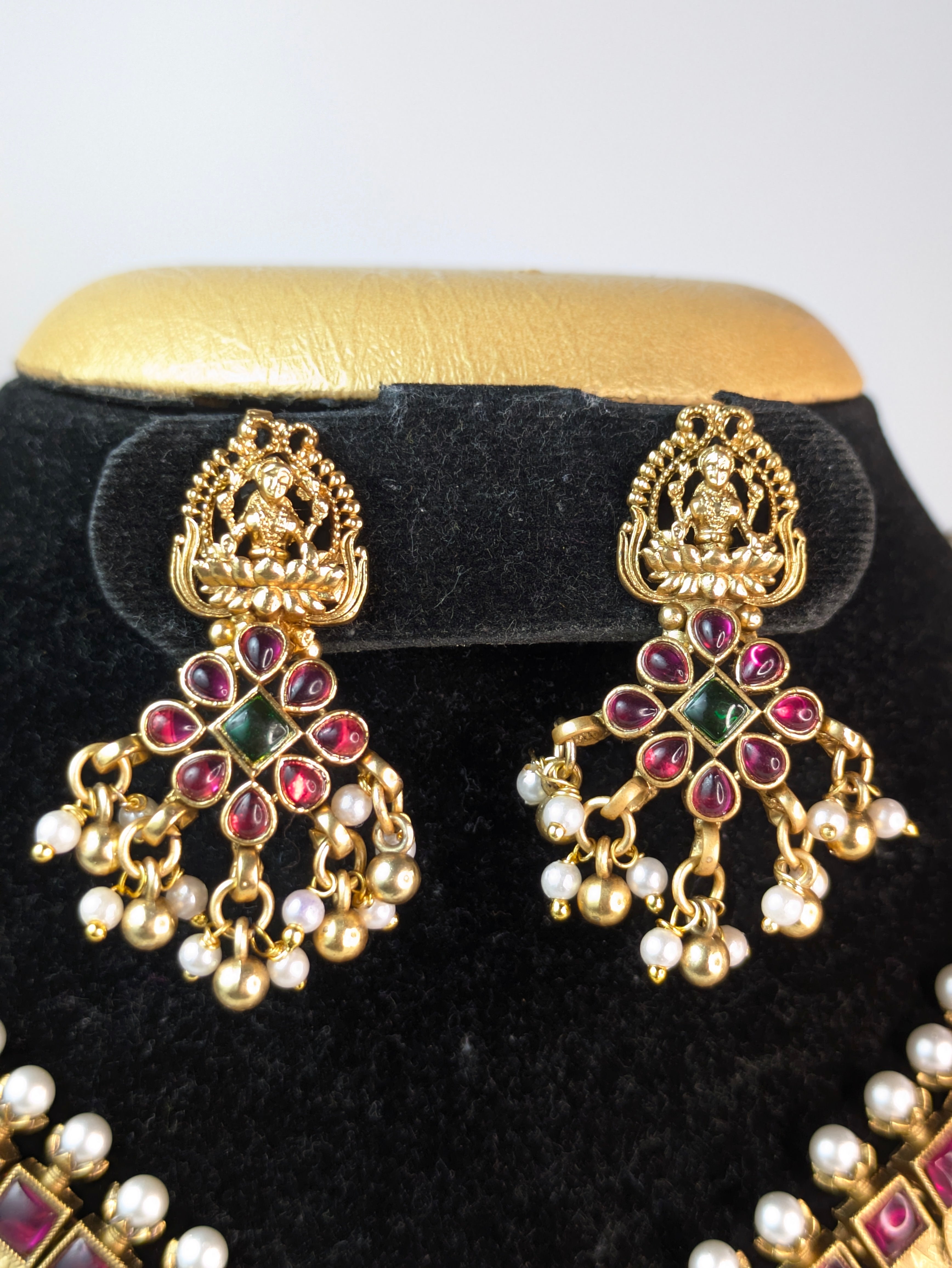 Chettinad Kemp Coin Necklace