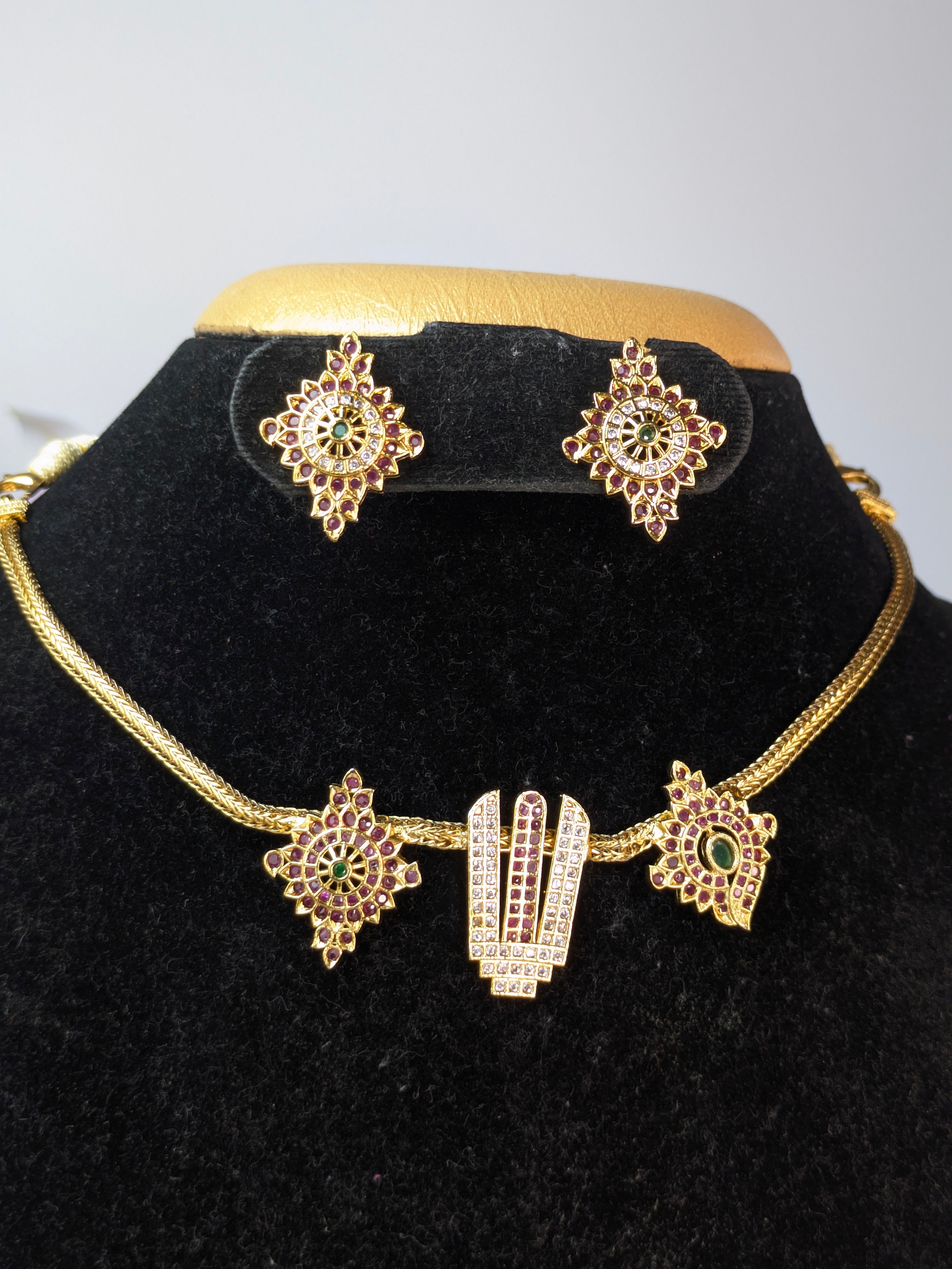 Tirupati Namam Design Choker