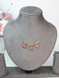 Pink Floral Invisible Chain