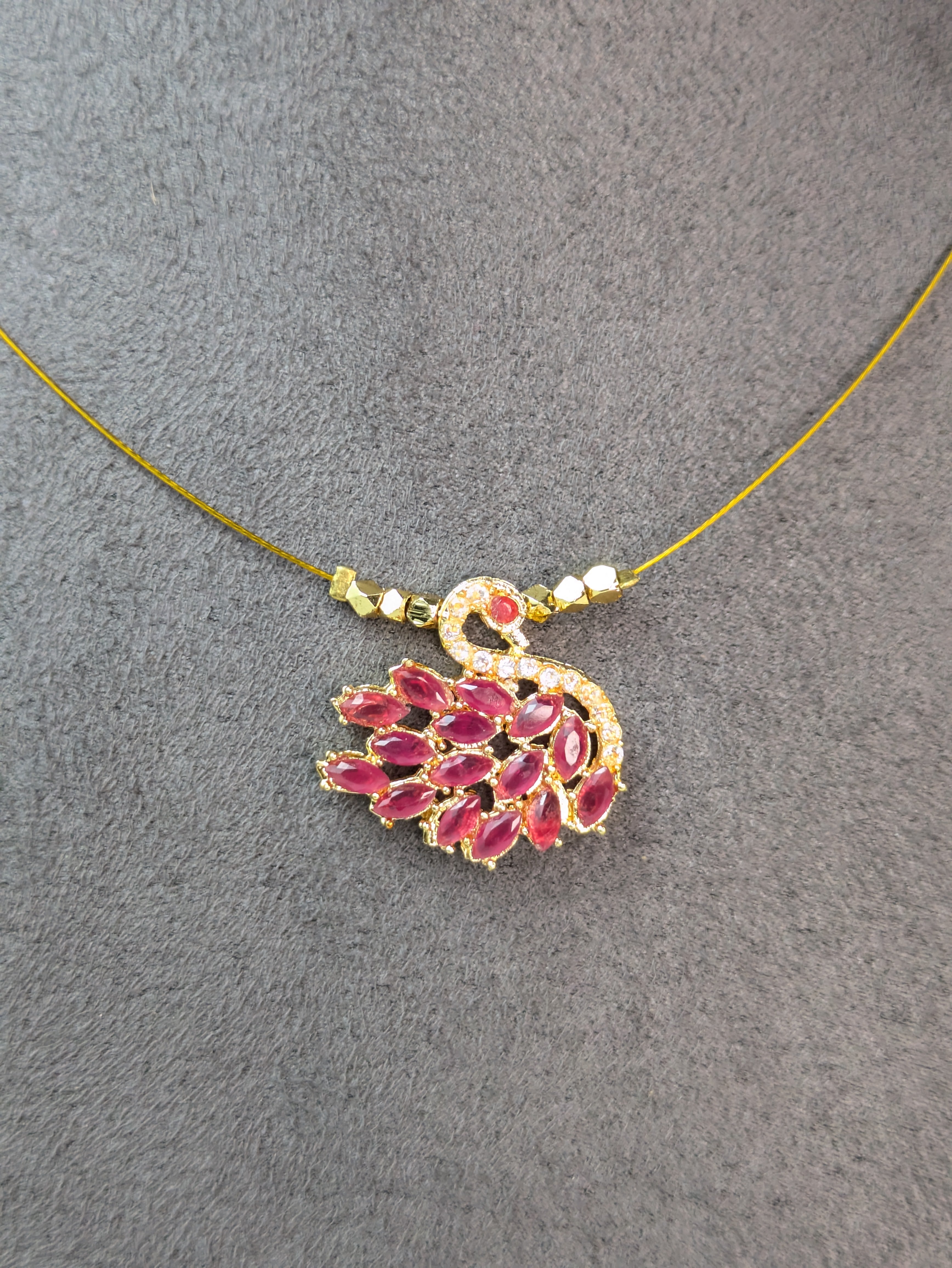 Pink Duck Invisible Chain