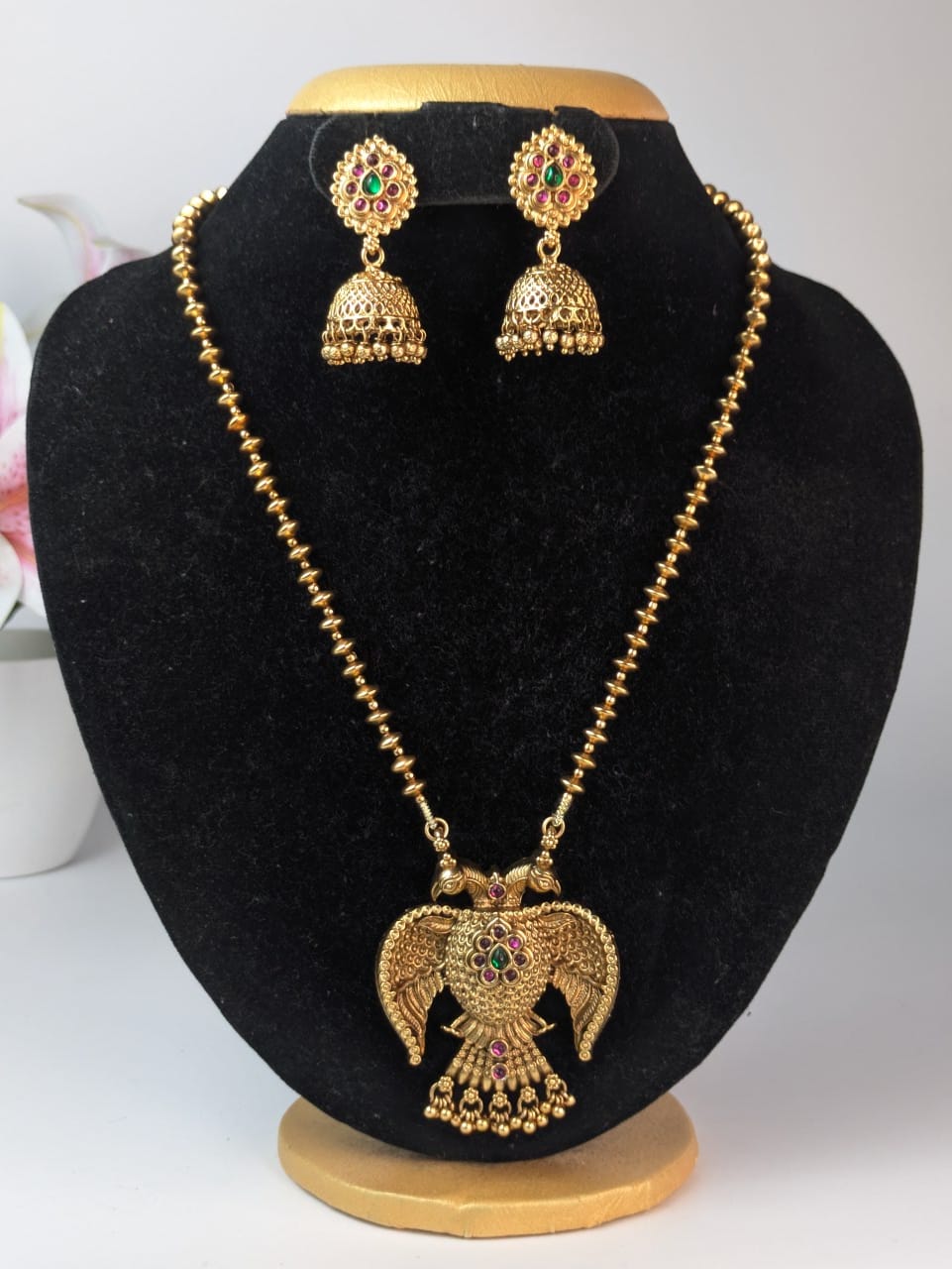Eagle pendant mid haram set