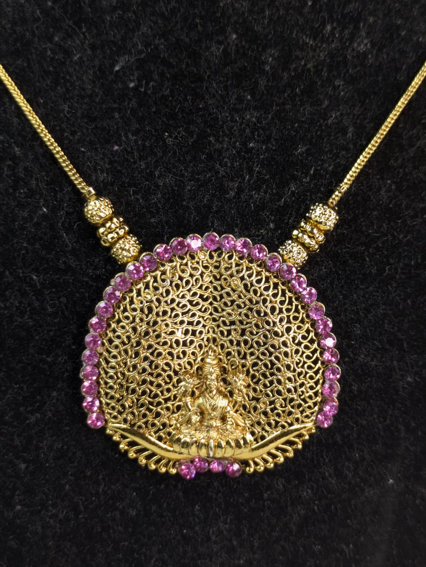 Indian matte gold-plated mid haram set